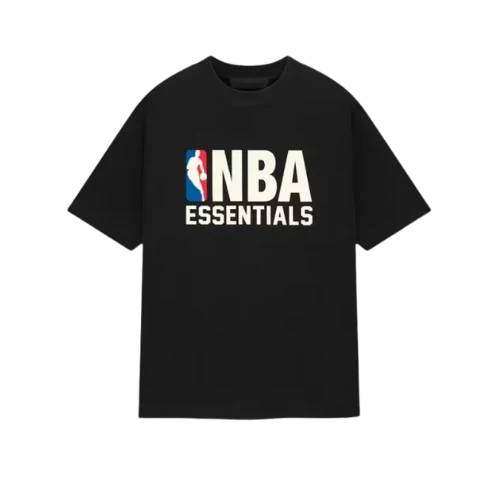 Fear of God Essentials NBA Black White T-shirt