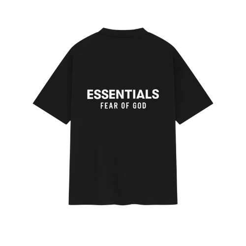 Fear of God Essentials SS25 Jet Black T-shirt
