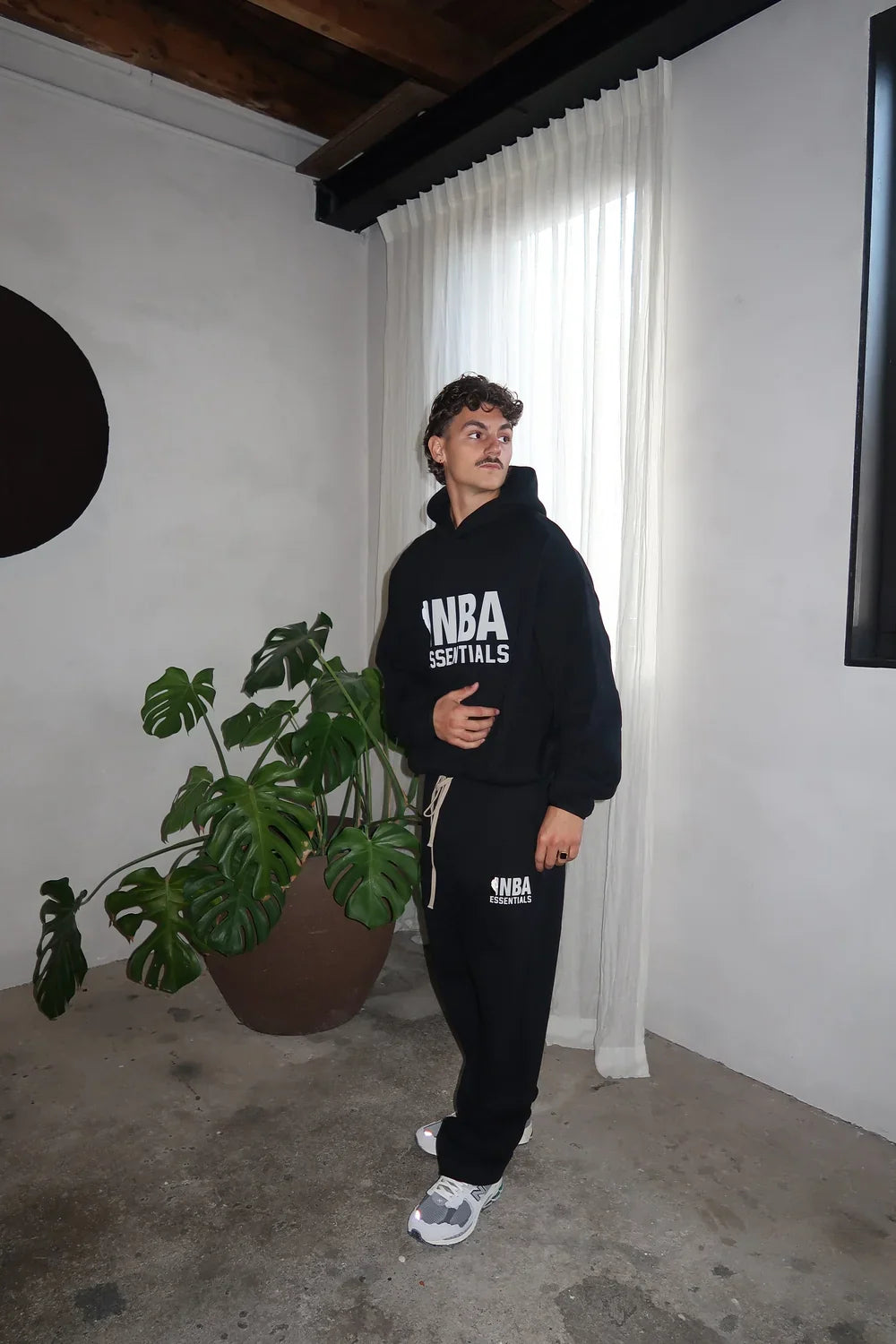 Fear of God Essentials NBA Black Grey Full Set