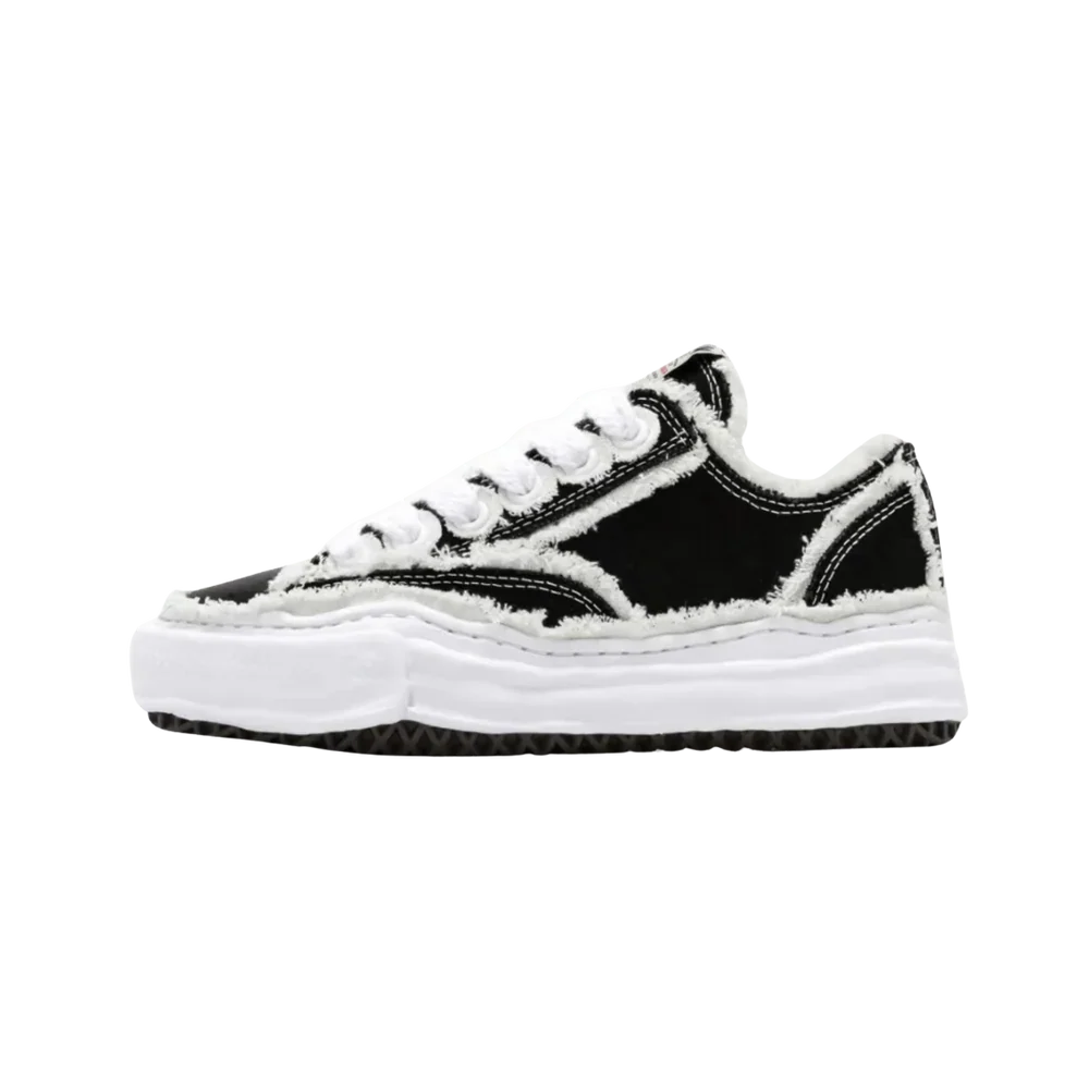 Maison Mihara Yasuhiro Peterson OG Sole Canvas Low Frayed Black