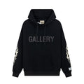 Gallery Dept Flame Print Loose Hoodie Sweatshirt