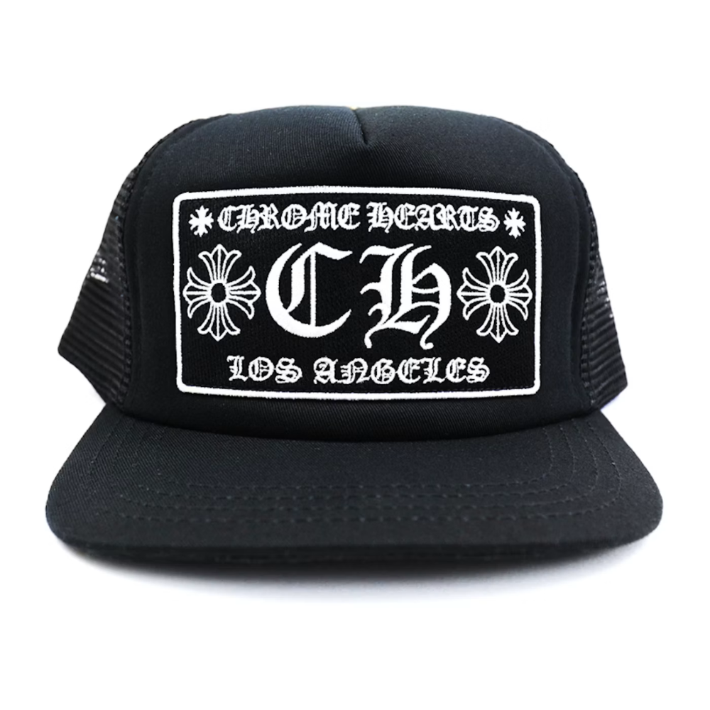 CH Los Angeles Black/Black Trucker Cap